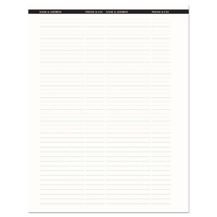 Recycled Professional Weekly Planner, 15-Minute Appts, 11 x 8.5, Blue Wirebound Soft Cover, 12-Month (Jan to Dec): 2023