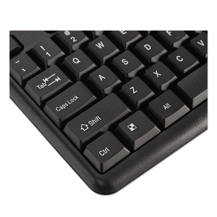 Slimline Keyboard, USB, Black