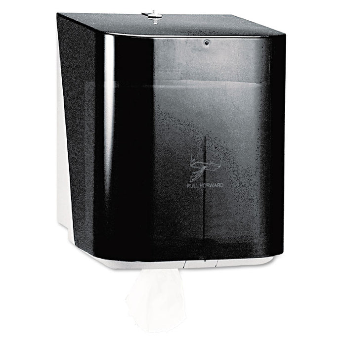 In-Sight Sr. Center Pull Dispenser, 10.65 x 10 x 12.5, Smoke