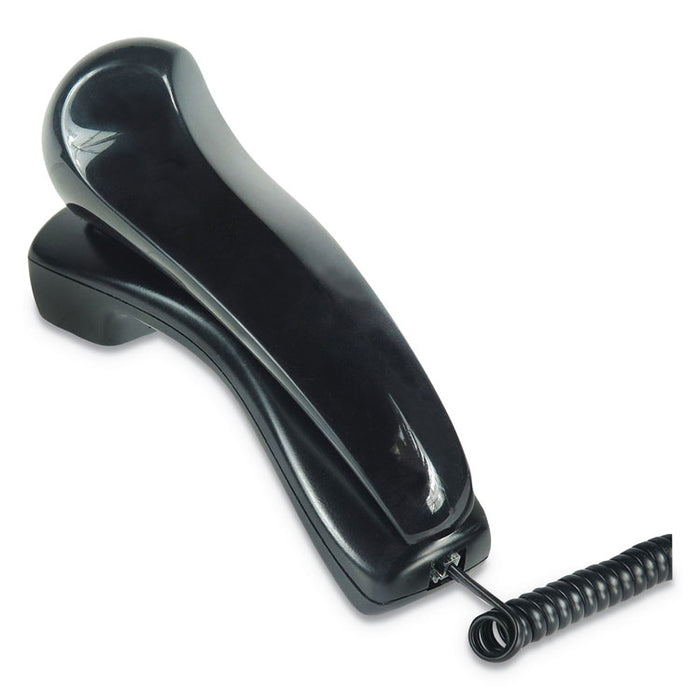 Standard Telephone Shoulder Rest, 2.63 x 7.5 x 2.25, Black