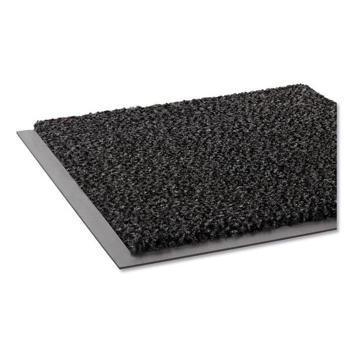 Dust-Star Microfiber Wiper Mat, 48 x 72, Charcoal