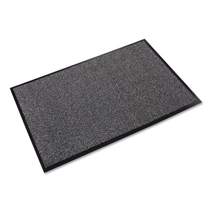 Walk-A-Way Indoor Wiper Mat, Olefin, 48 x 72, Gray