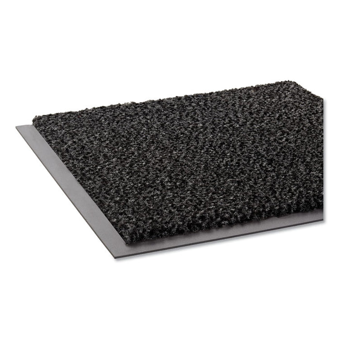 Dust-Star Microfiber Wiper Mat, 36 x 120, Charcoal