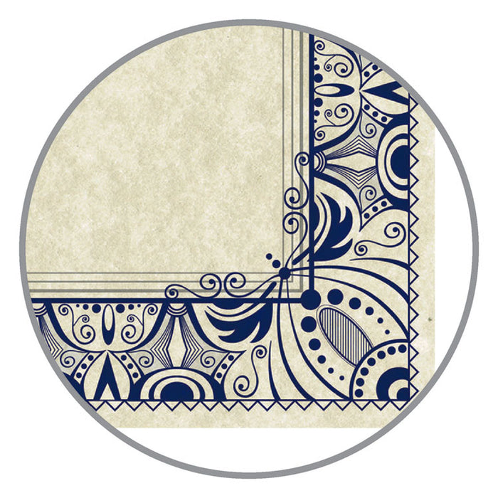 Parchment Certificates, Retro, 8 1/2 x 11, Ivory w/ Blue & Silver-Foil Border, 50/Pack