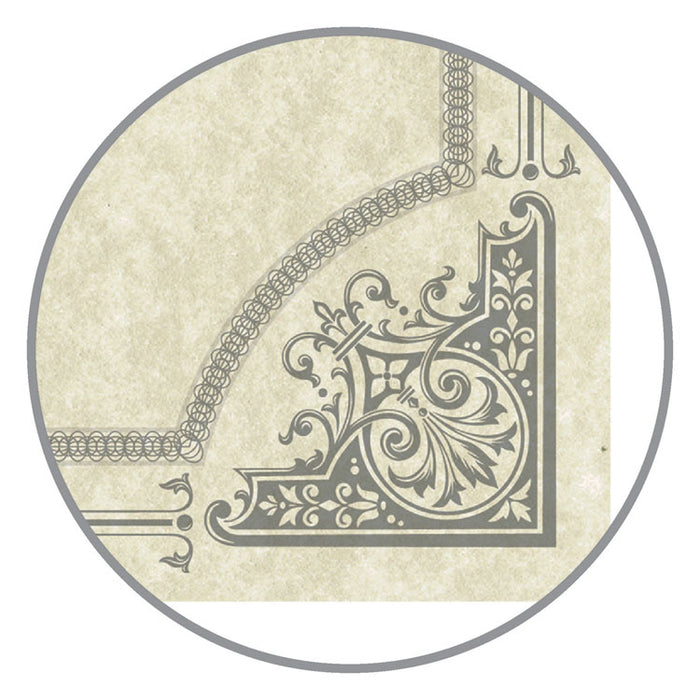 Parchment Certificates, Vintage, 8.5 x 11, Ivory with Silver Foil Border, 50/Pack