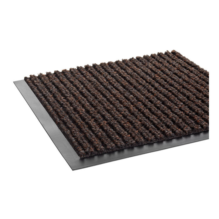 Needle Rib Wipe and Scrape Mat, Polypropylene, 36 x 60, Brown