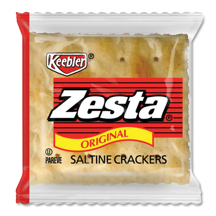 Zesta Saltine Crackers, 2 Crackers/Pack, 500 Packs/Carton