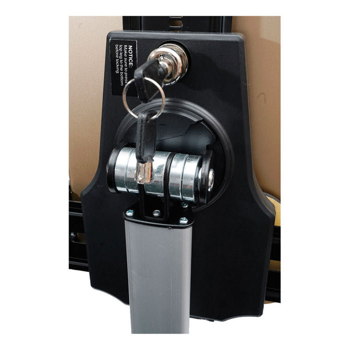 Tablet Kiosk Desktop Stand for 7" to 10" Tablets, Silver