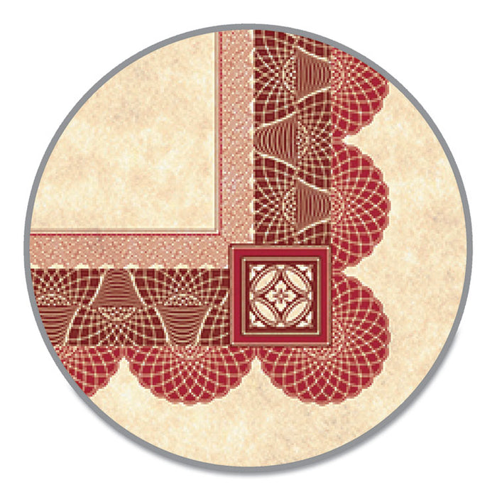 Parchment Certificates, Academic, 8.5 x 11, Copper with Red/Brown Border, 25/Pack