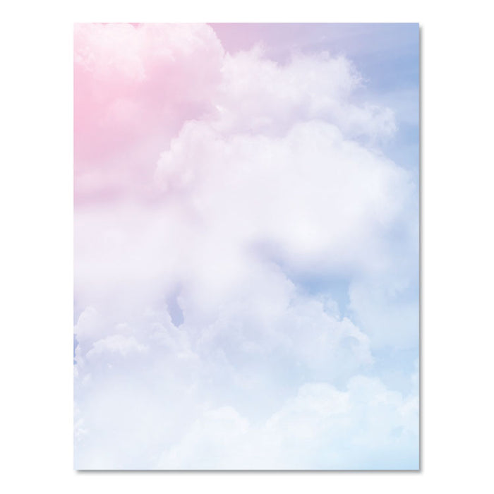 Pre-Printed Paper, 28lb, 8.5 x 11, Multicolor, 100/Pack