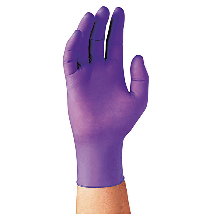 PURPLE NITRILE Exam Gloves, 242 mm Length, Medium, Purple, 1000/Carton