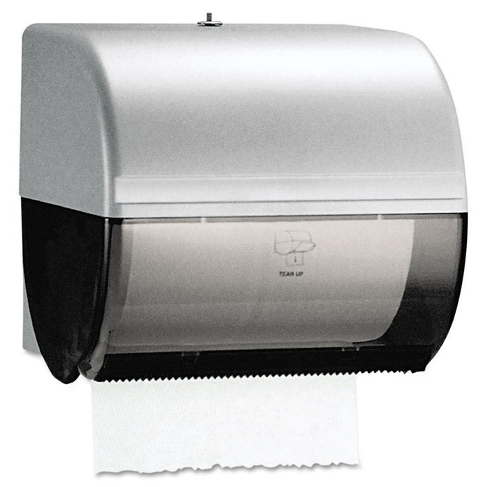 Omni Roll Towel Dispenser, 10.5 x 10 x 10, Smoke/Gray