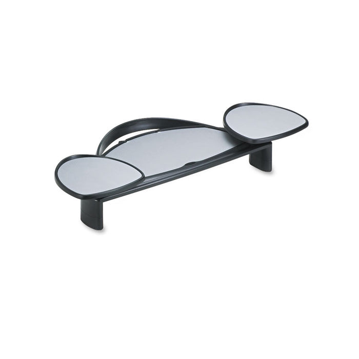 Flat Panel Monitor Stand with SmartFit, 34" x 14" x 2.5" to 4.5", Black, Supports 35 lbs