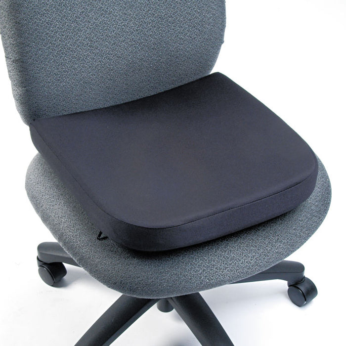 Memory Foam Seat Rest, 13.5w x 14.5d x 2h, Black