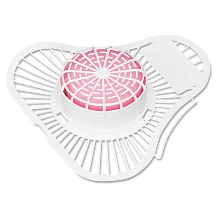 Urinal Screen w/ Para Deodorizer Block, Cherry, 12/Box