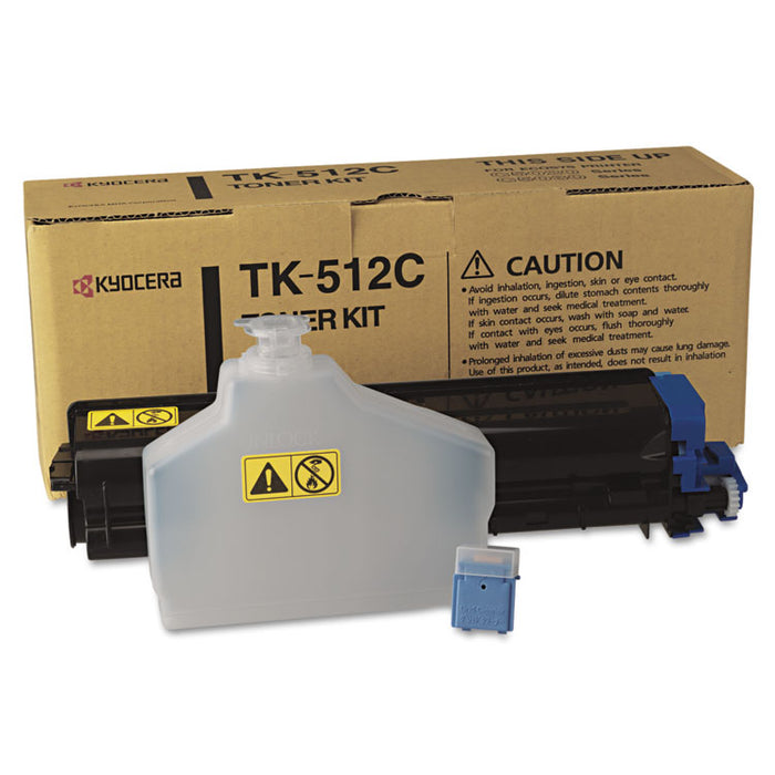 TK512C Toner, 8,000 Page-Yield, Cyan