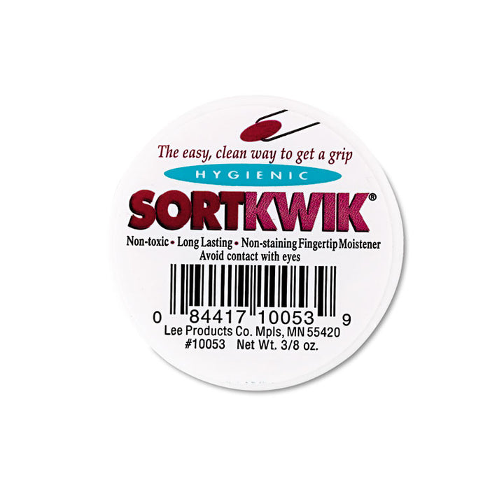 Sortkwik Fingertip Moisteners, 0.38 oz, Pink, 3/Pack