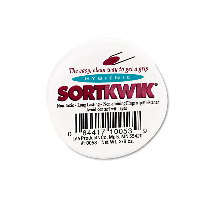 Sortkwik Fingertip Moisteners, 0.38 oz, Pink, 3/Pack