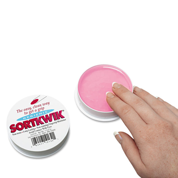 Sortkwik Fingertip Moisteners, 1.75 oz, Pink