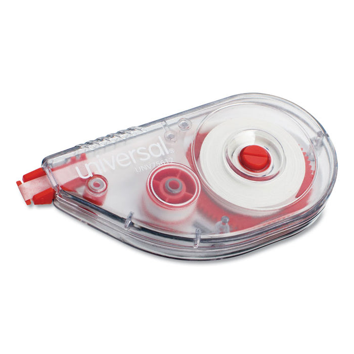 Side-Application Correction Tape, Non-Refillable, 1/5" x 393", 10/Pack