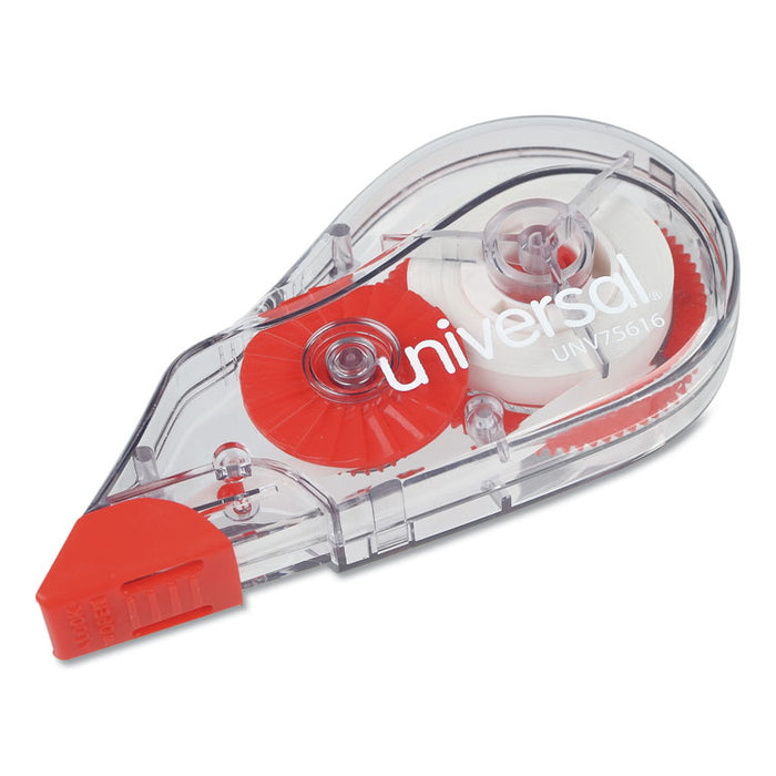 Correction Tape Dispenser, Non-Refillable, 1/5" x 315", 10/Pack