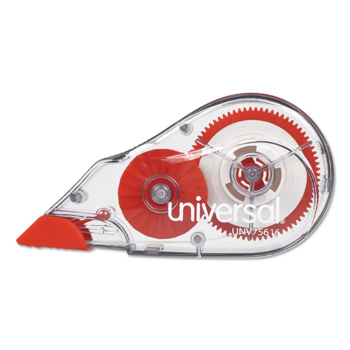 Correction Tape Dispenser, Non-Refillable, 1/5" x 315", 10/Pack