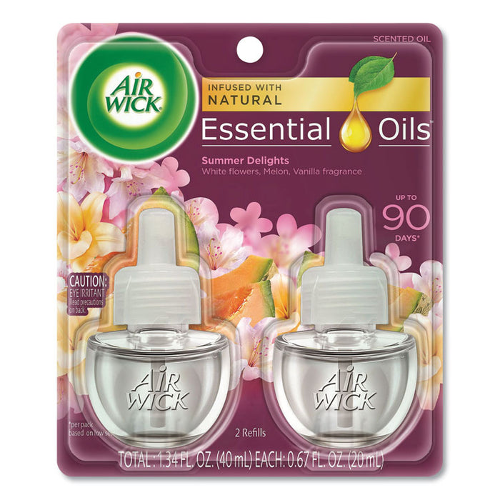 Life Scents Scented Oil Refills, Summer Delights, 0.67 oz, 2/Pack