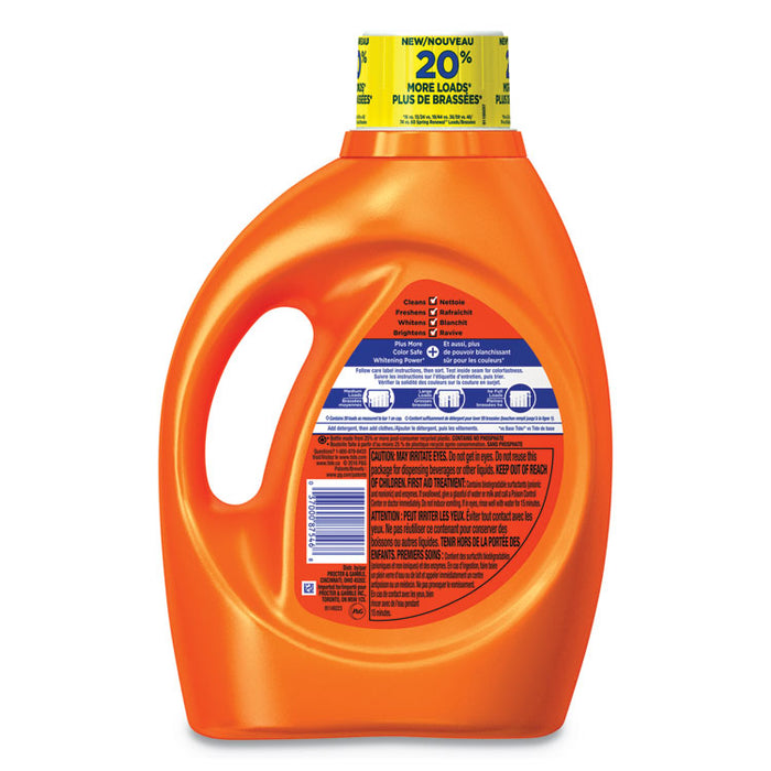 Liquid Laundry Detergent plus Bleach Alternative, Original Scent, 92 oz, 4/Ctn