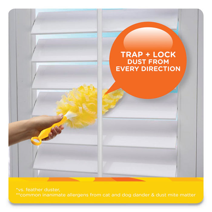 Heavy Duty Duster Starter Kit, Handle with One Disposable Duster, 12 Kits/Carton