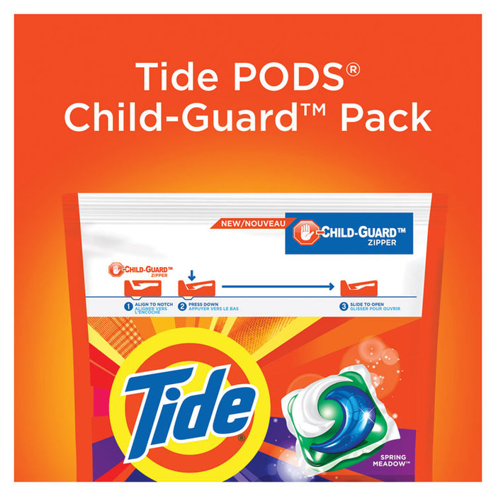 Pods, Laundry Detergent, Spring Meadow, 35/Pack, 4 Packs/Carton