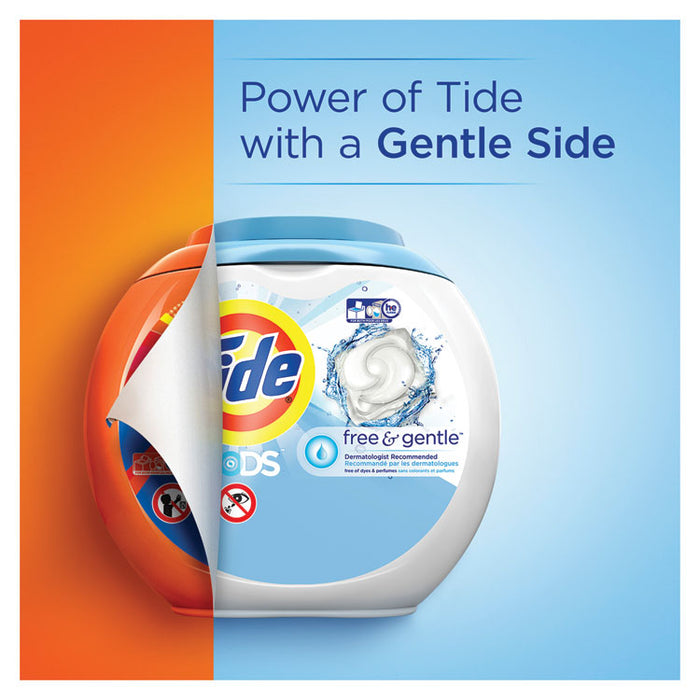 Free & Gentle Laundry Detergent, Pods, 72/Pack, 4 Packs/Carton