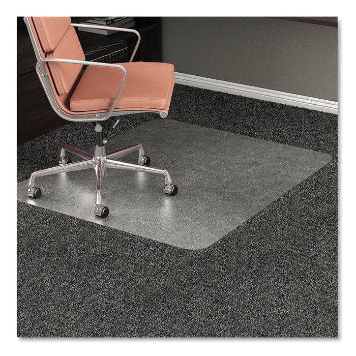 RollaMat Frequent Use Chair Mat for Medium Pile Carpet, 45 x 53, Rectangular, Clear