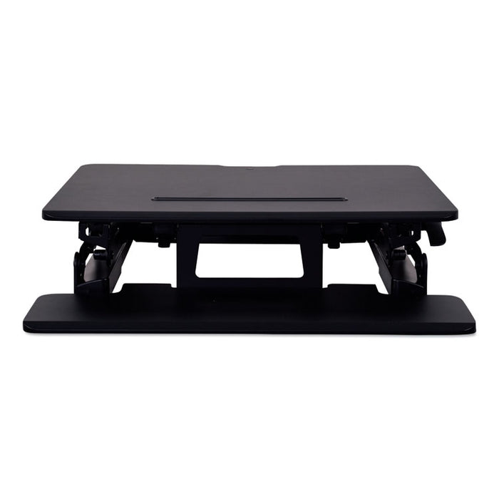 AdaptivErgo Sit-Stand Lifting Workstation, 26.77w x 31.10d x 19.69h, Black