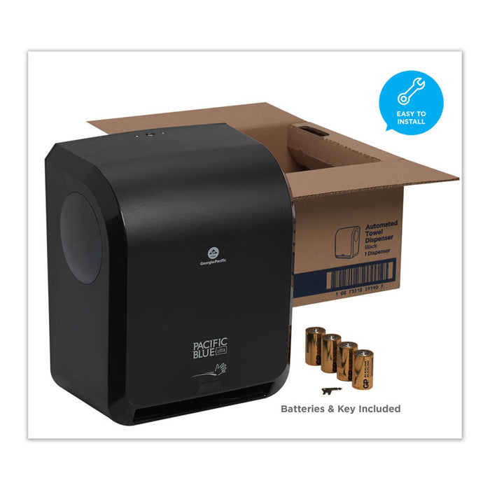 Pacific Blue Ultra Paper Towel Dispenser, Automated, 12.9 x 9 x 16.8, Black