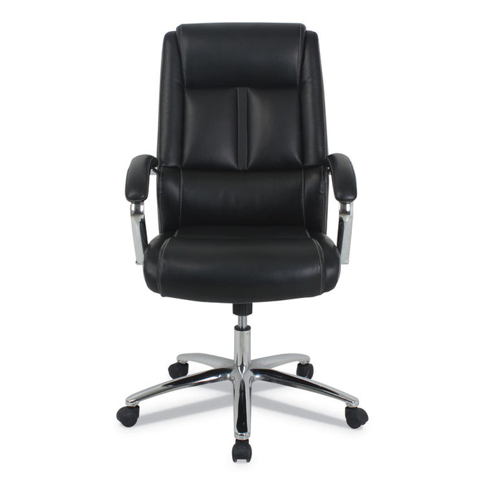 kathy ireland OFFICE by Alera Stonebriar High-Back Executive Office Chair, Up to 275 lbs., Black Seat/Back, Chrome Base