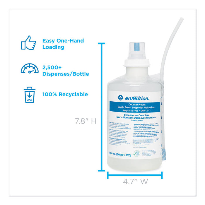 GP enMotion® Counter Mount Soap Refill, 1800 mL, Fragrance-Free, 2/Carton
