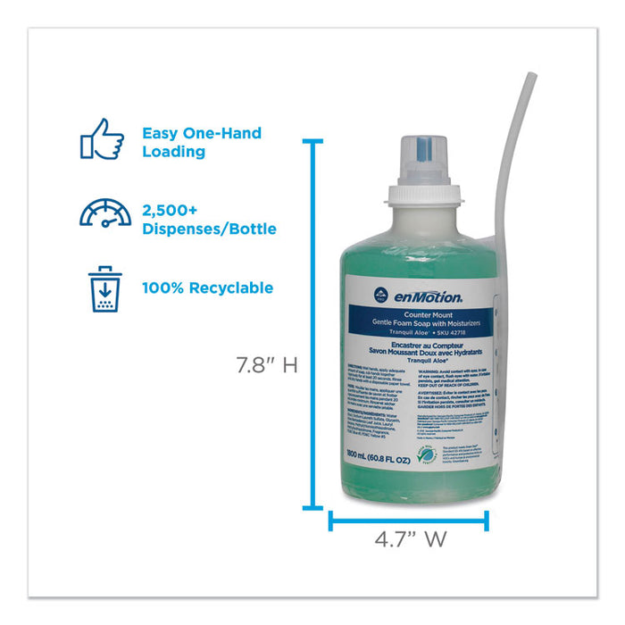 GP enMotion Counter Mount Foam Soap Refill, Tranquil Aloe, 1,800 mL, 2/Carton