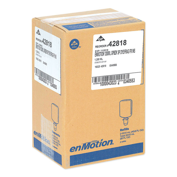 GP enMotion Automated Touchless Soap Refill, Unscented, 1200 mL, 2/Carton