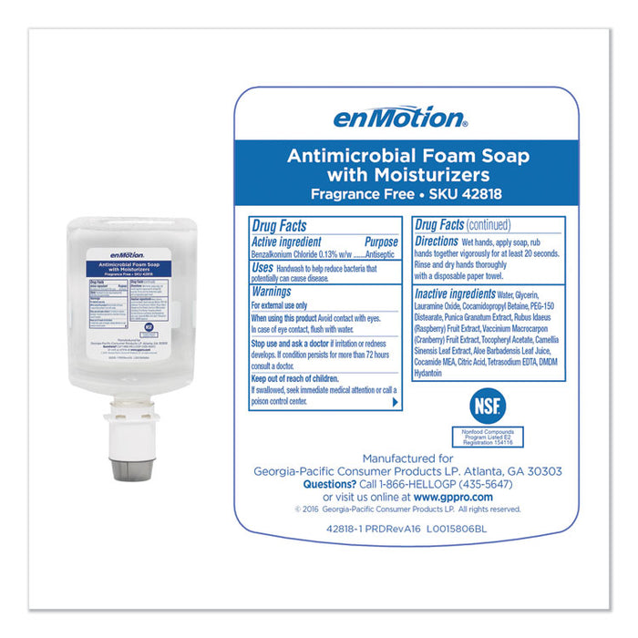 GP enMotion Automated Touchless Soap Refill, Unscented, 1200 mL, 2/Carton