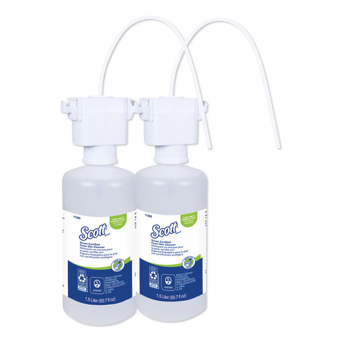 Essential Green Certified Foam Skin Cleanser, 1500 mL Refill, 2/Carton