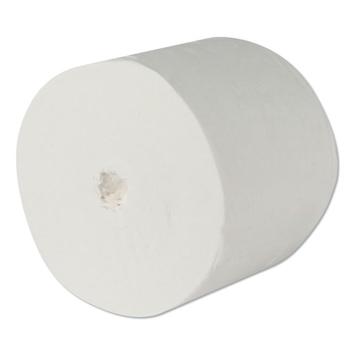Essential Extra Soft Coreless Standard Roll Bath Tissue, Septic Safe, 2-Ply, White, 800 Sheets/Roll, 36 Rolls/Carton