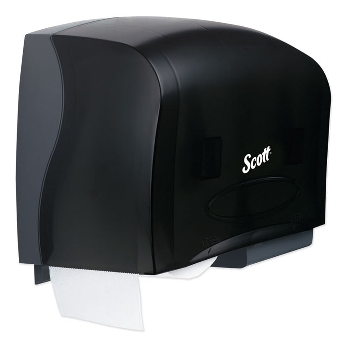 Essential Coreless Twin Jumbo Roll Tissue Dispenser, 20 x 6 x 11, Black