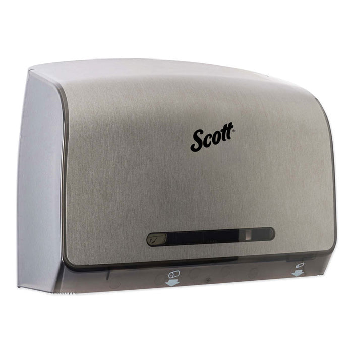 Pro Coreless Jumbo Roll Tissue Dispenser, 14 1/10 x 5 4/5  x 10 2/5, Metallic