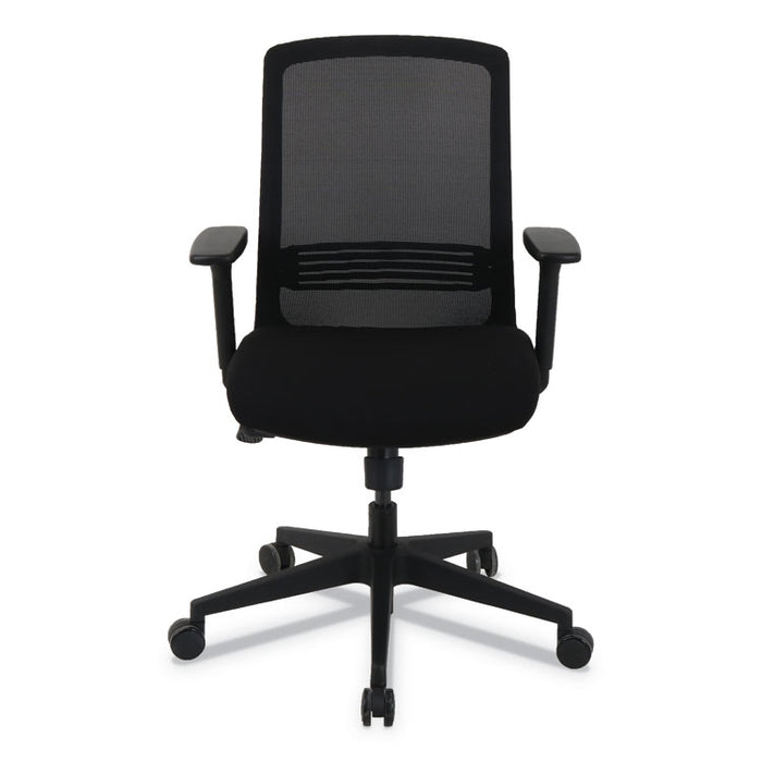 kathy ireland OFFICE by Alera Resolute Series Mesh Office Chair, Supports up to 275 lbs., Black Seat/Back, Black Base