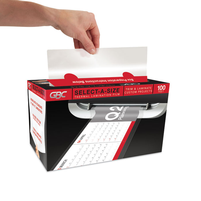 Select-a-Size Limitless Lamination, 3 mil, 9" x 100 ft, Gloss Clear