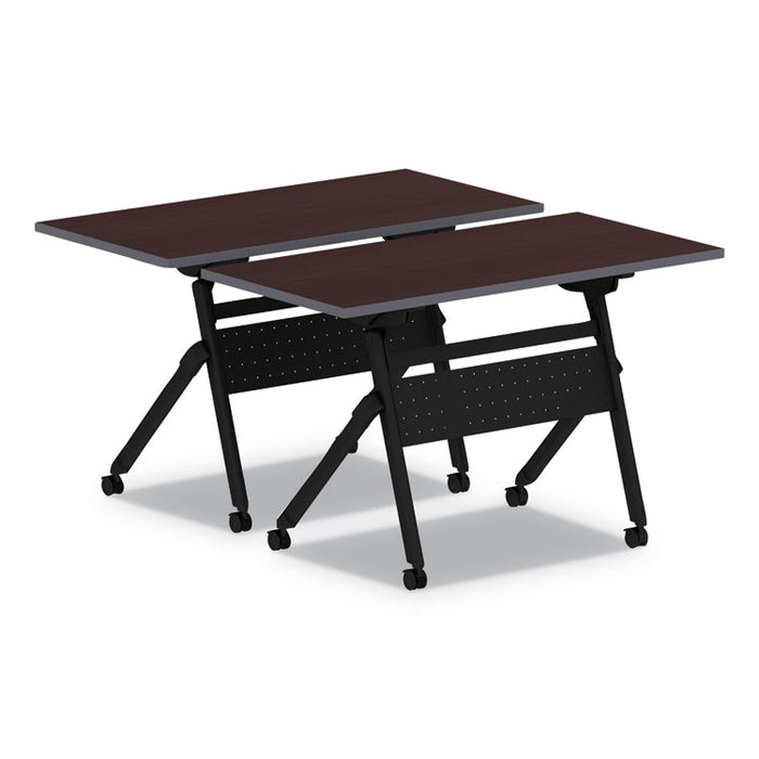 Flip and Nest Table Base, 32 1/4w x 23 5/8d x 28 1/2h, Black
