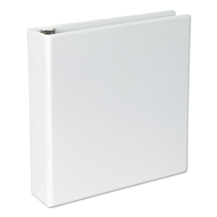 Slant-Ring View Binder, 3 Rings, 2" Capacity, 11 x 8.5, White