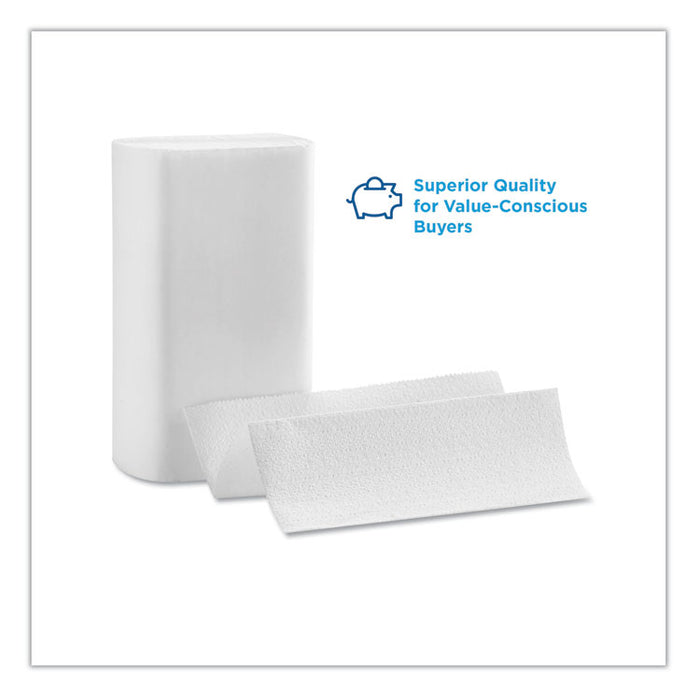 Blue Select Multi-Fold 2 Ply Paper Towel, 9 1/5 x 9 2/5, White,125/PK, 16 PK/CT