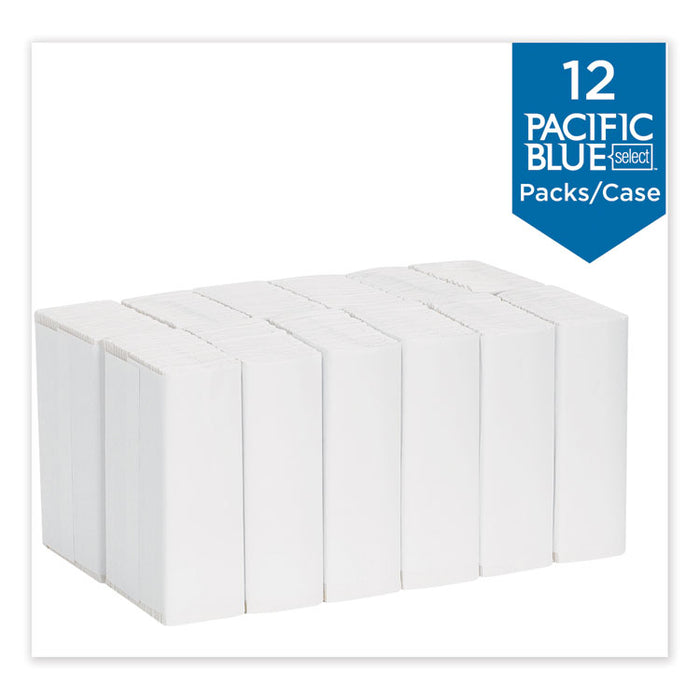 Pacific Blue Select C-Fold Paper Towels, 10 1/10 x 13 1/5,White,120/PK,12 PK/Ct