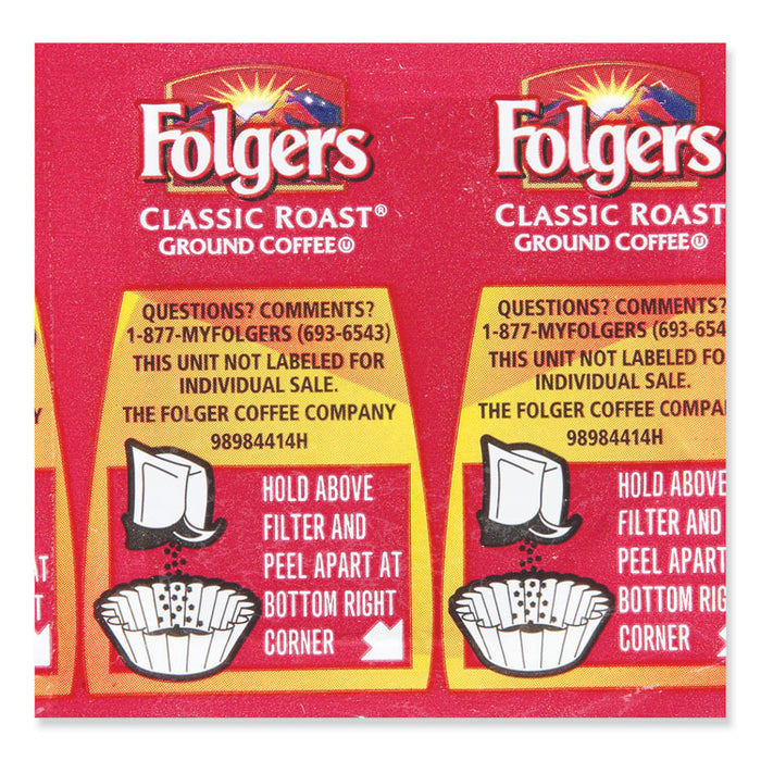 Coffee, Classic Roast, 9/10oz Vacket Pack, 42/Carton